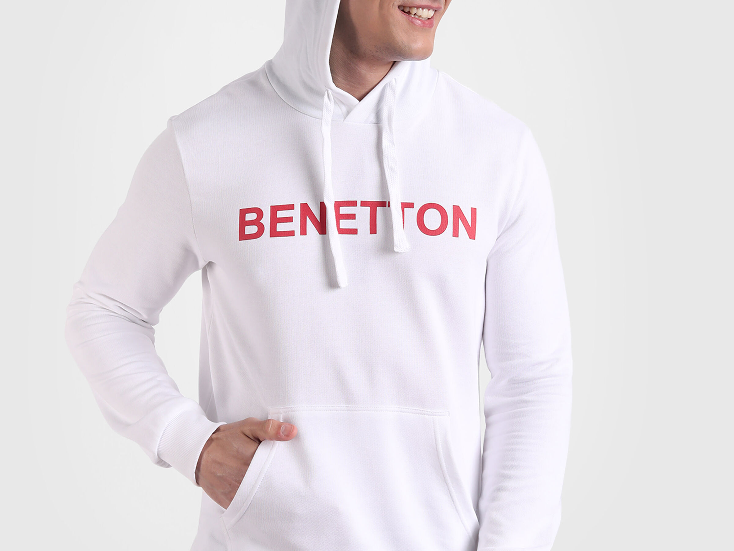 Basic Hoodie With Print image number 5